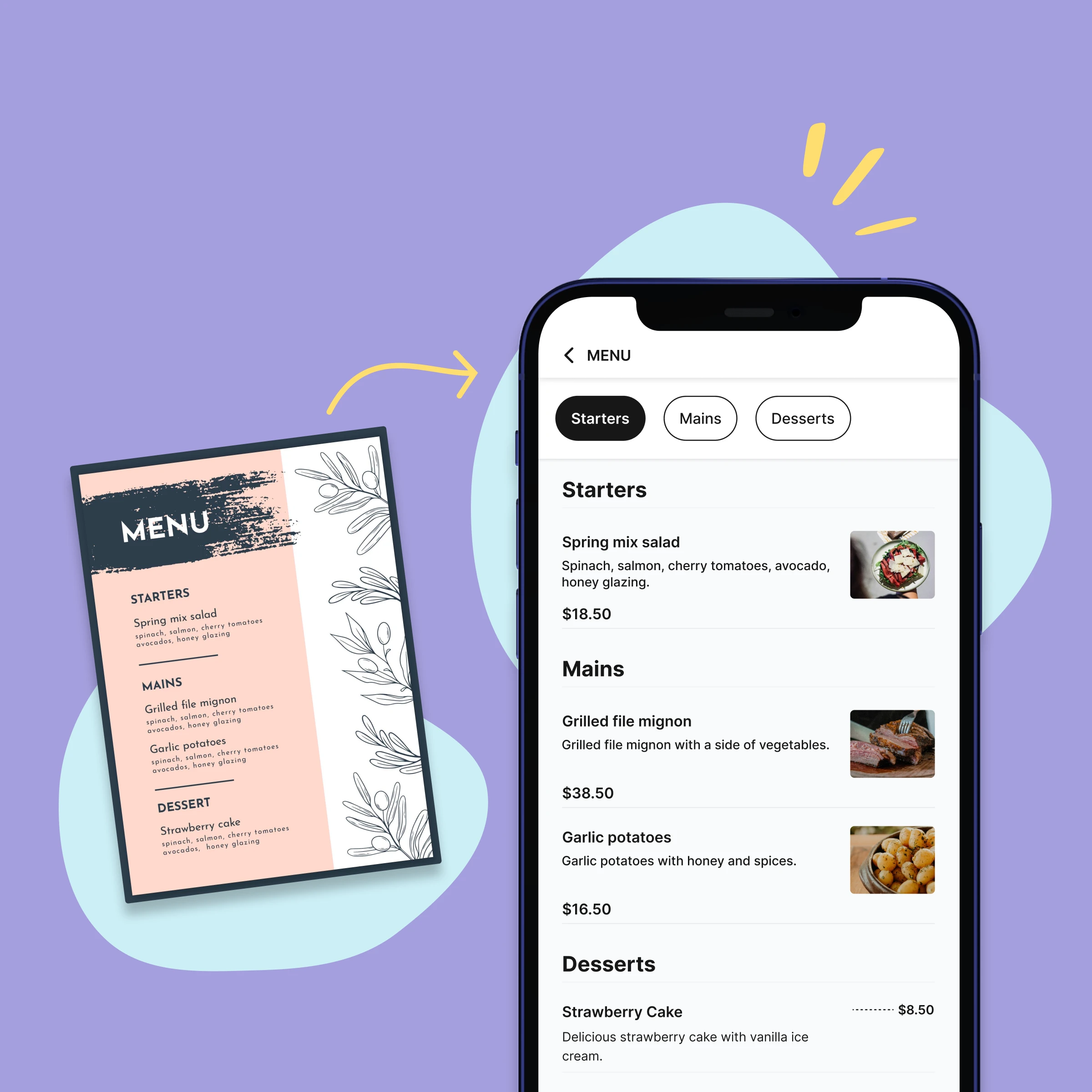 ChefyMenu product preview